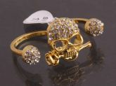 Anel Caveira c/ Strass