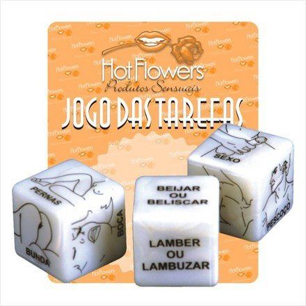 Dadinhos Jogo das Tarefas - Hot Flowers