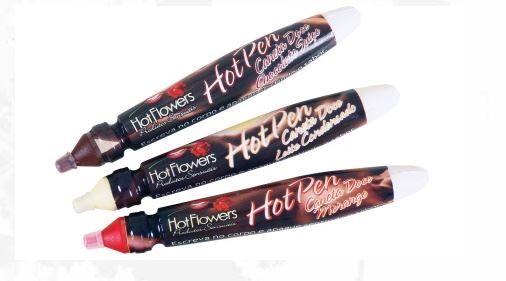 Caneta Comestível Hot Flowers
